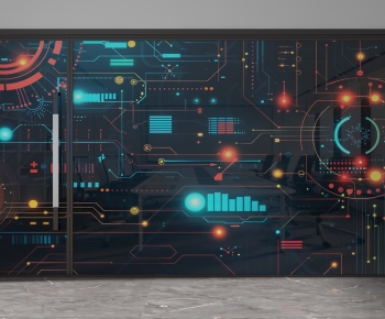 Modern Glass Screen Partition-ID:139697072