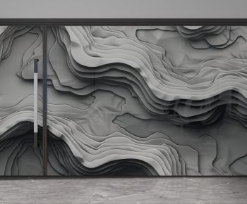 Modern Glass Screen Partition-ID:211149934