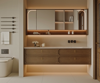 New Chinese Style Bathroom Cabinet-ID:881031993