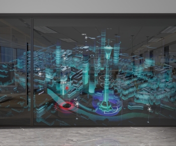 Modern Glass Screen Partition-ID:378324034