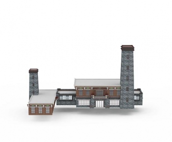 Modern Appearance Of Commercial Building-ID:464004043