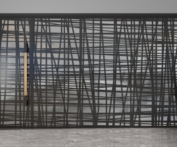 New Chinese Style Glass Screen Partition-ID:984529974