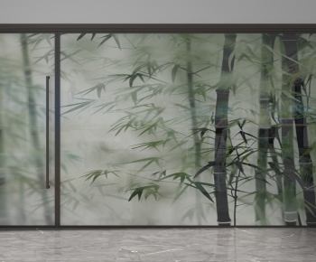 Modern Glass Screen Partition-ID:395123961