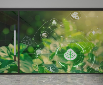 Modern Glass Screen Partition-ID:440189851