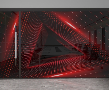 Modern Glass Screen Partition-ID:475886112