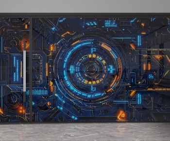 Modern Glass Screen Partition-ID:746037018