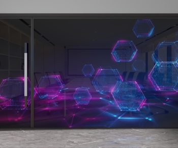 Modern Glass Screen Partition-ID:993237973