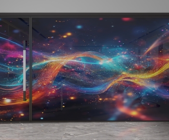 Modern Glass Screen Partition-ID:162002099