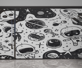 Modern Glass Screen Partition-ID:833688025