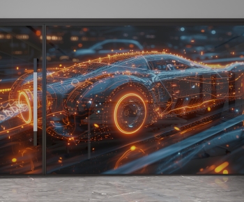 Modern Glass Screen Partition-ID:834748989