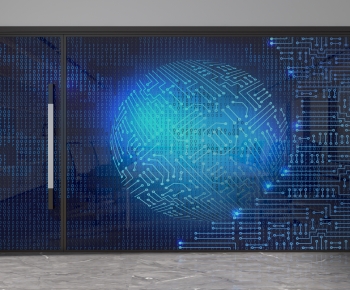 Modern Glass Screen Partition-ID:837221124