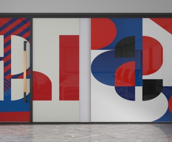 Modern Glass Screen Partition-ID:175896888