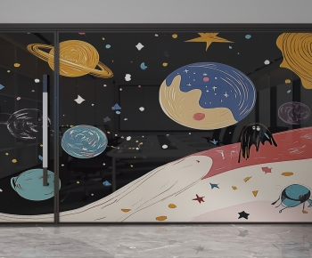 Modern Glass Screen Partition-ID:844644074