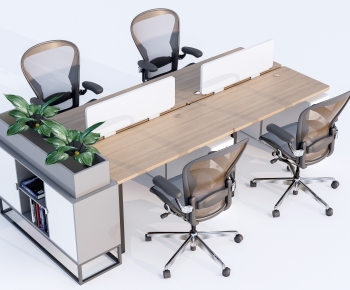 Modern Office Desk And Chair-ID:766957043