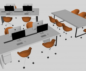 Modern Office Desk And Chair-ID:533185014