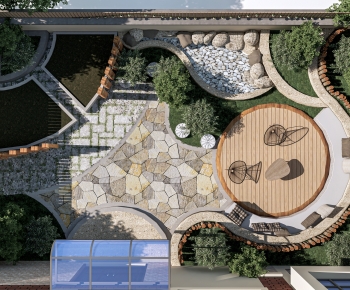 Modern Courtyard/landscape-ID:435735942