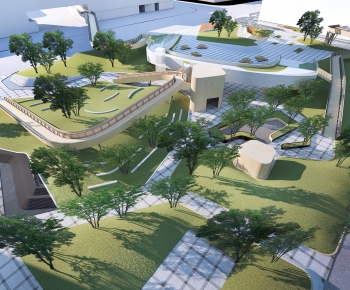 Modern Park Landscape-ID:449023016