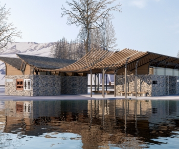 New Chinese Style Public Building-ID:768212085