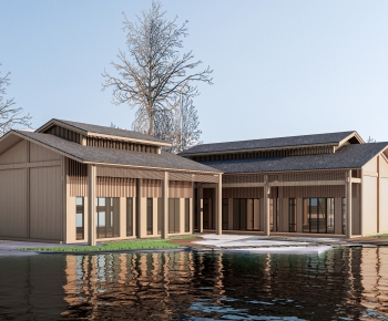 New Chinese Style Appearance Of Commercial Building-ID:145708085