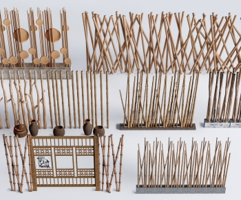 New Chinese Style Wooden Screen Partition-ID:975189252