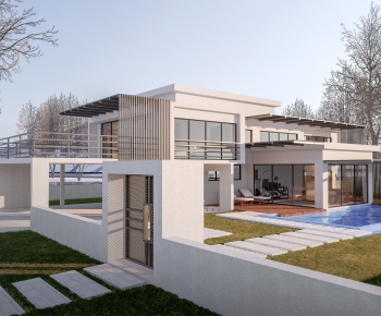 Modern Appearance Of Commercial Building-ID:101370105