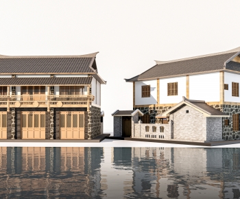 新中式乡村民房自建房组合-ID:784188031