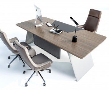 Modern Office Desk And Chair-ID:468399052