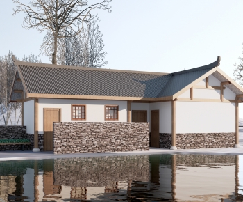 New Chinese Style Public Building-ID:660929925