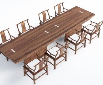New Chinese Style Conference Table-ID:291763073