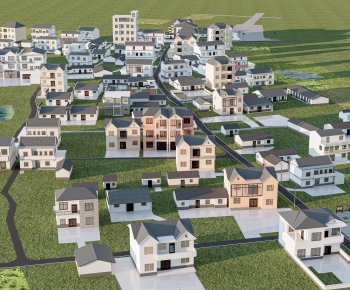New Chinese Style Architectural Bird's-eye View Planning-ID:249749907
