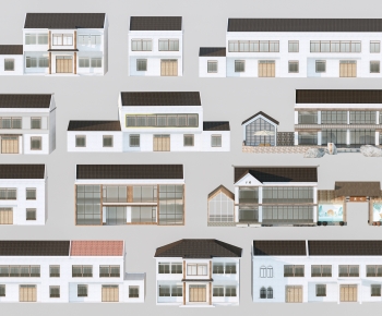 New Chinese Style Residential Building-ID:830080034