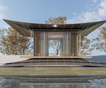 New Chinese Style Pavilion-ID:383297924