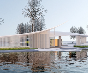 Modern Facade Element-ID:781213052