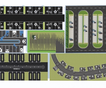 Modern Outdoor Parking Lot-ID:315848118