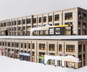 Modern Appearance Of Commercial Building-ID:525301938