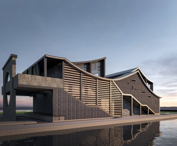 Modern Appearance Of Commercial Building-ID:280575043