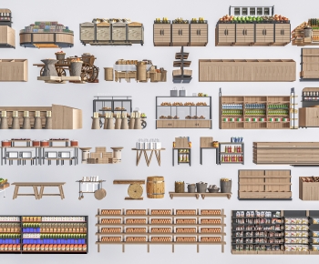 Modern Supermarket Shelf-ID:740582944