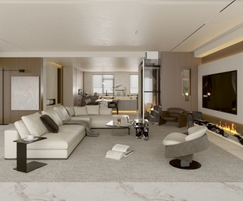 Modern A Living Room-ID:241590025