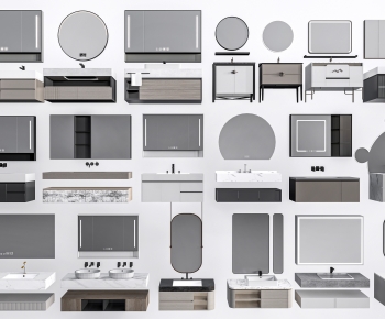 Modern Bathroom Cabinet-ID:638860947