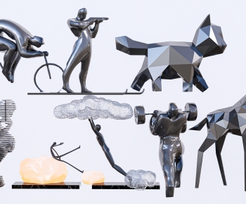 Modern Sculpture Sketch-ID:701858041