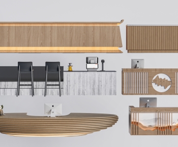 Modern Reception Desk-ID:894485002
