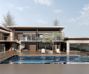 Modern Appearance Of Commercial Building-ID:788609031