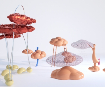 Modern Sculpture Sketch-ID:107194905