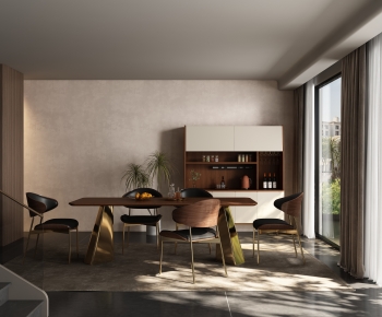 Modern Dining Room-ID:906358002