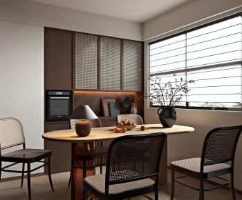 Wabi-sabi Style Dining Room-ID:399348978