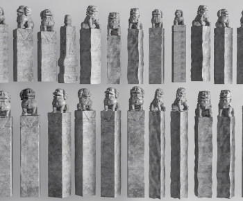 Chinese Style Column-ID:392215011