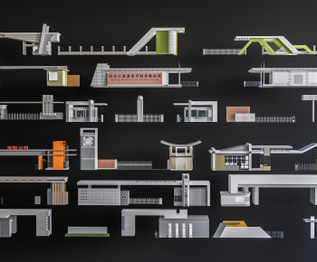 Modern Facade Element-ID:107109595