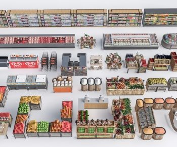 Modern Supermarket Shelf-ID:887658123