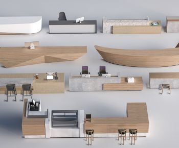 Modern Reception Desk-ID:913369724