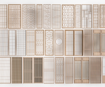 New Chinese Style Wooden Screen Partition-ID:182136063